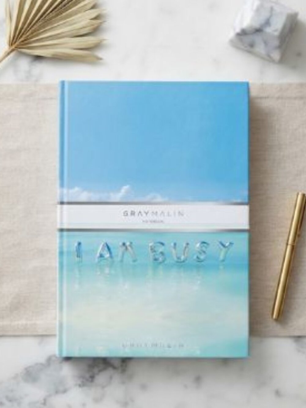 NEW SEALED I am Busy Notebook Gray Malin A5 Journal 136 lined PAGE 5.75 x 8.25"